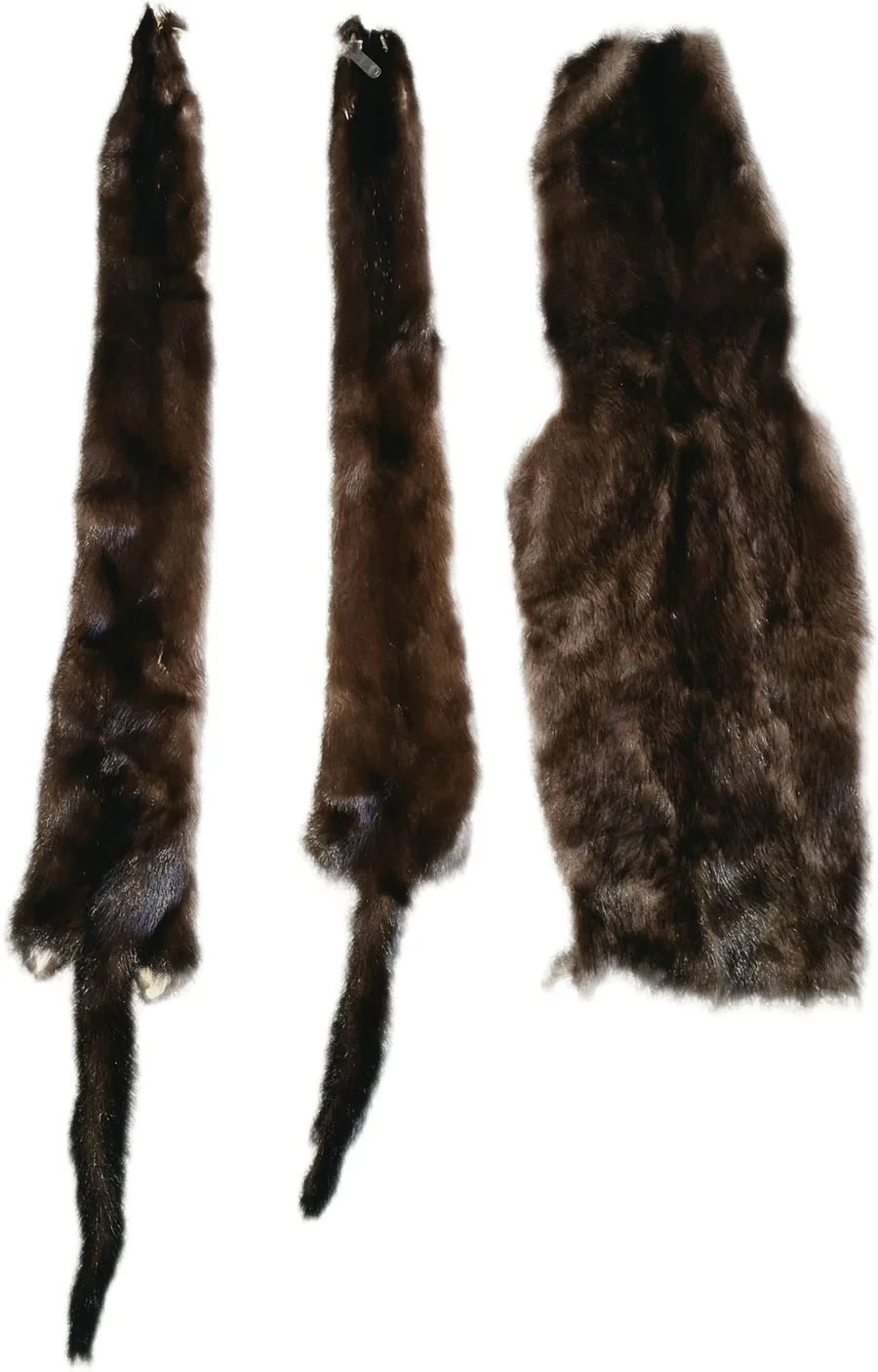 Black Mink Fur Pelts for Crafts, Decor & Garment Making  — photo 3