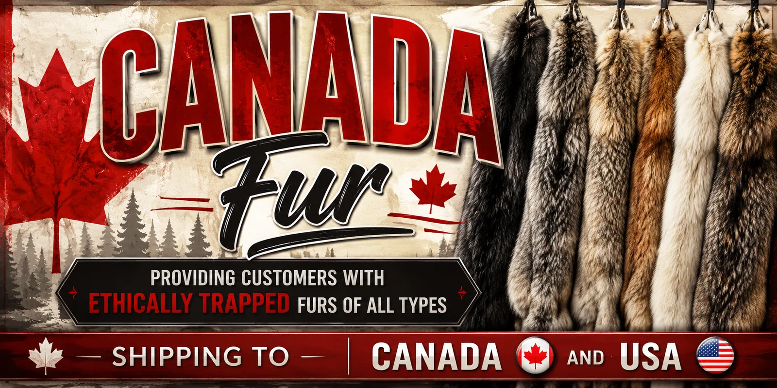 Canada fur banner